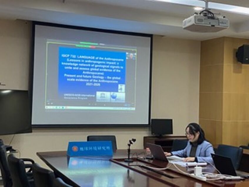 Luyuan at the Chinese IGCP meeting